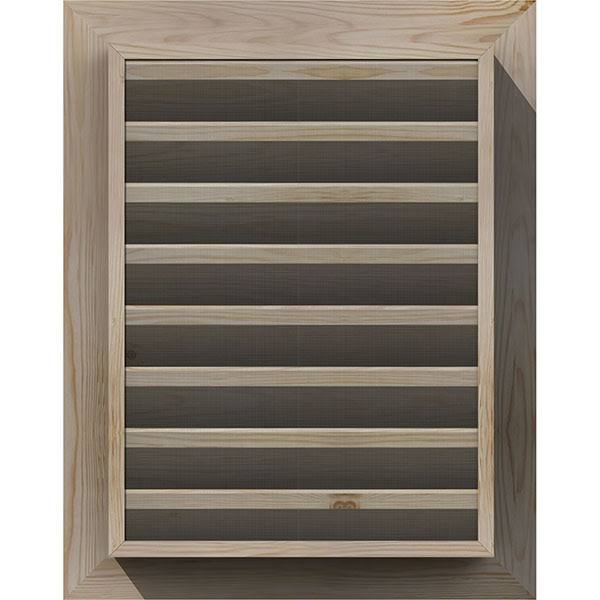 Unfinished Smooth Pine Gable Vent F747384