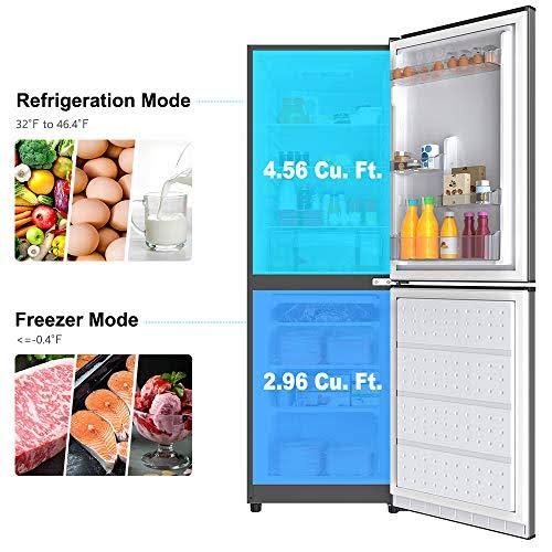 7.4 cu.ft Bottom Refrigerator with True Freezer X2309