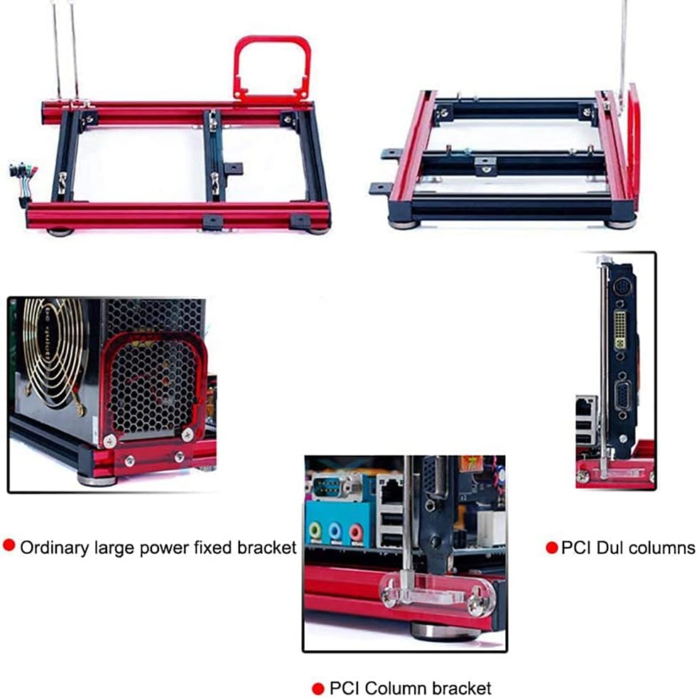 DIY Open Aluminum Alloy ATX PC Case S841