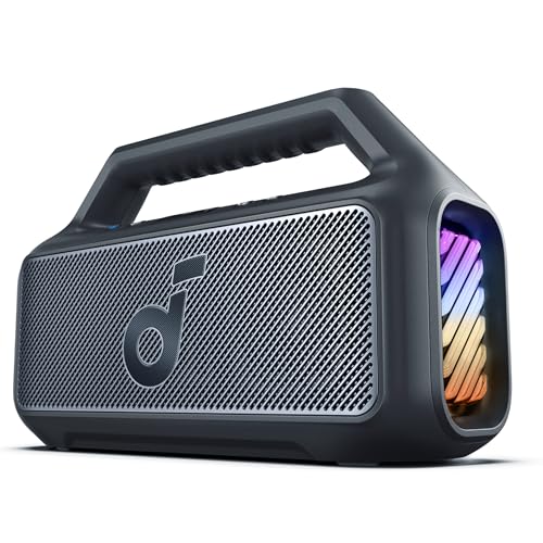 80W Portable Bluetooth Speaker with Subwoofer, IPX7 Waterproof R8362