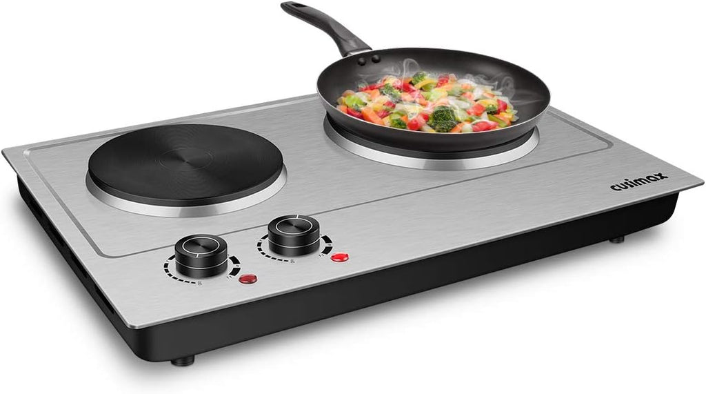 1800W Stainless Steel Double Electric Hot Plate T536306