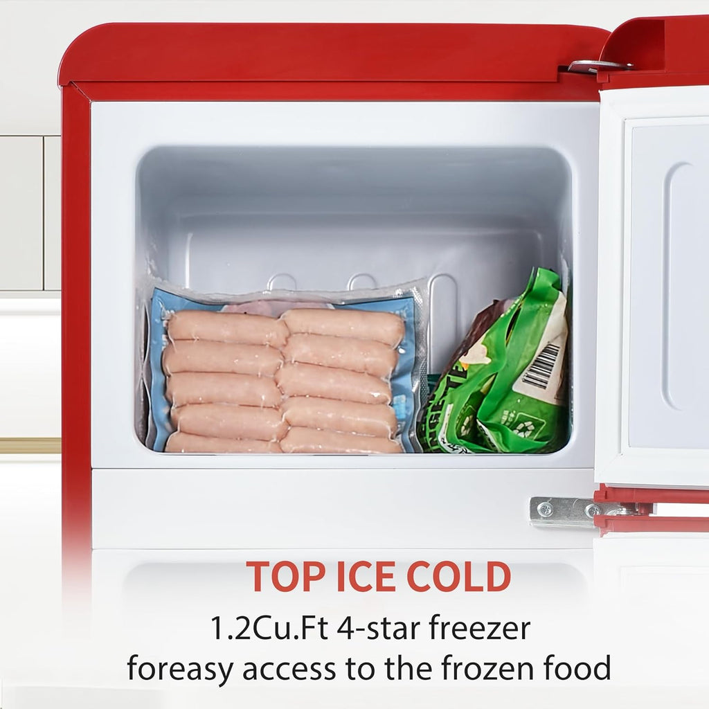 Compact Retro Refrigerator, 4.5 cu. ft. Dual Zone Z2700