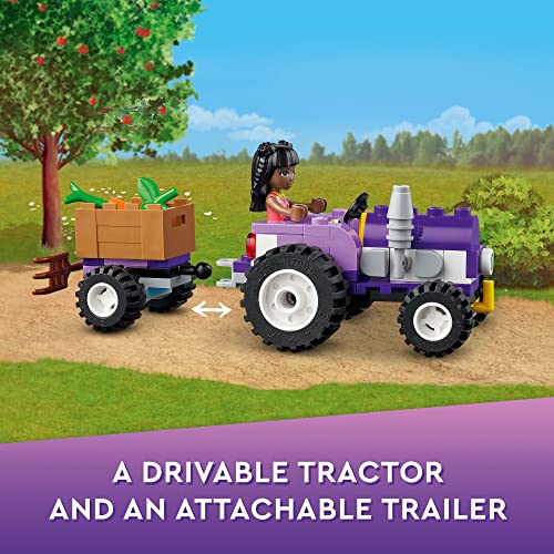 Organic Farm House Set with Toy Horse, Stable, Tractor and Trailer plus Animal Figures S23179