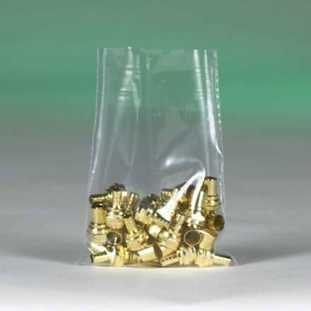 Clear 2 Mil Poly Bags 100/Case J607