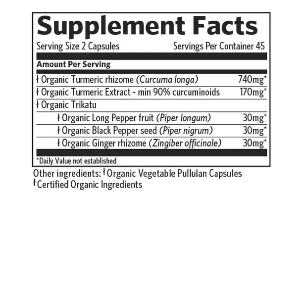 Turmeric Formula Herbal Supplement L154229