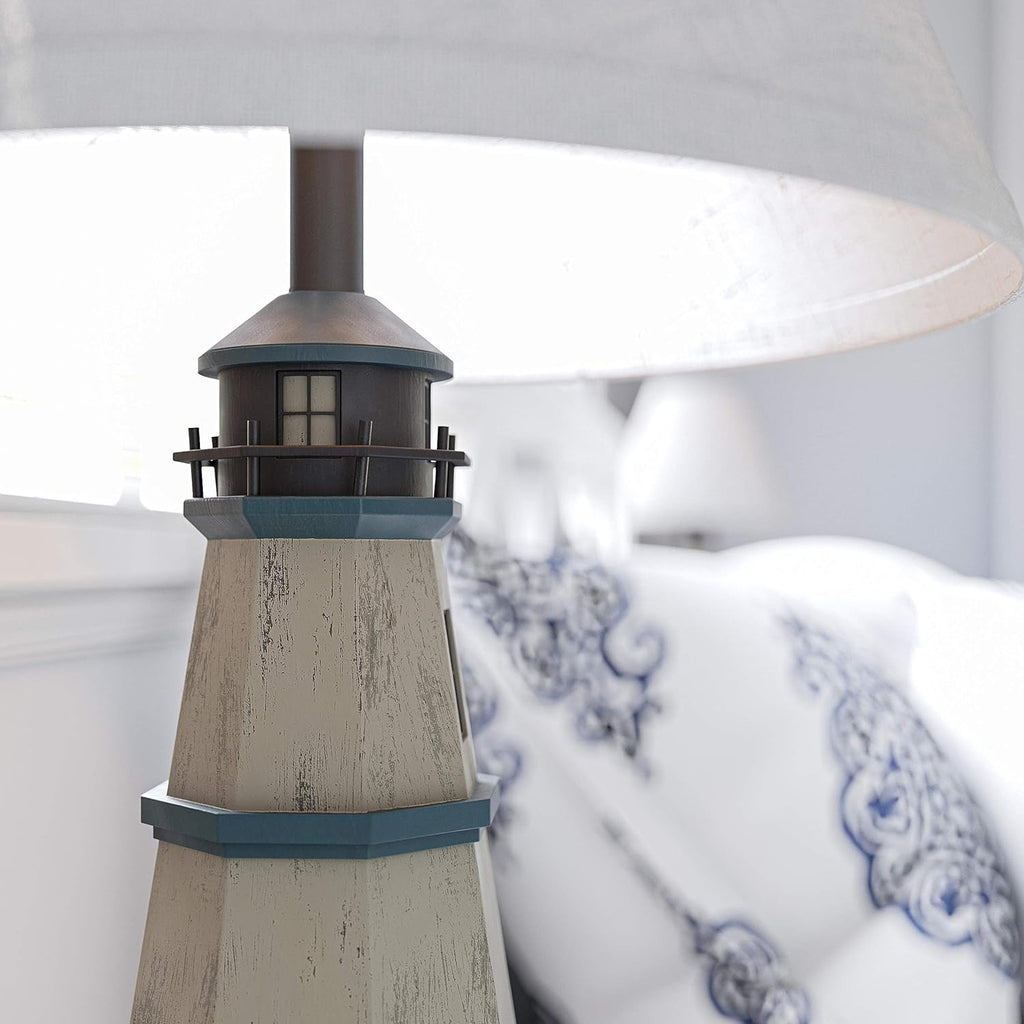 Casual Table Lamp 31 Inch Antique White H622