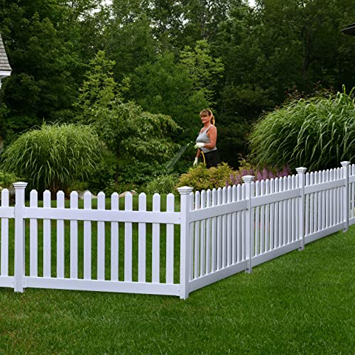 White 36"H x 72"W No Dig Fence J287