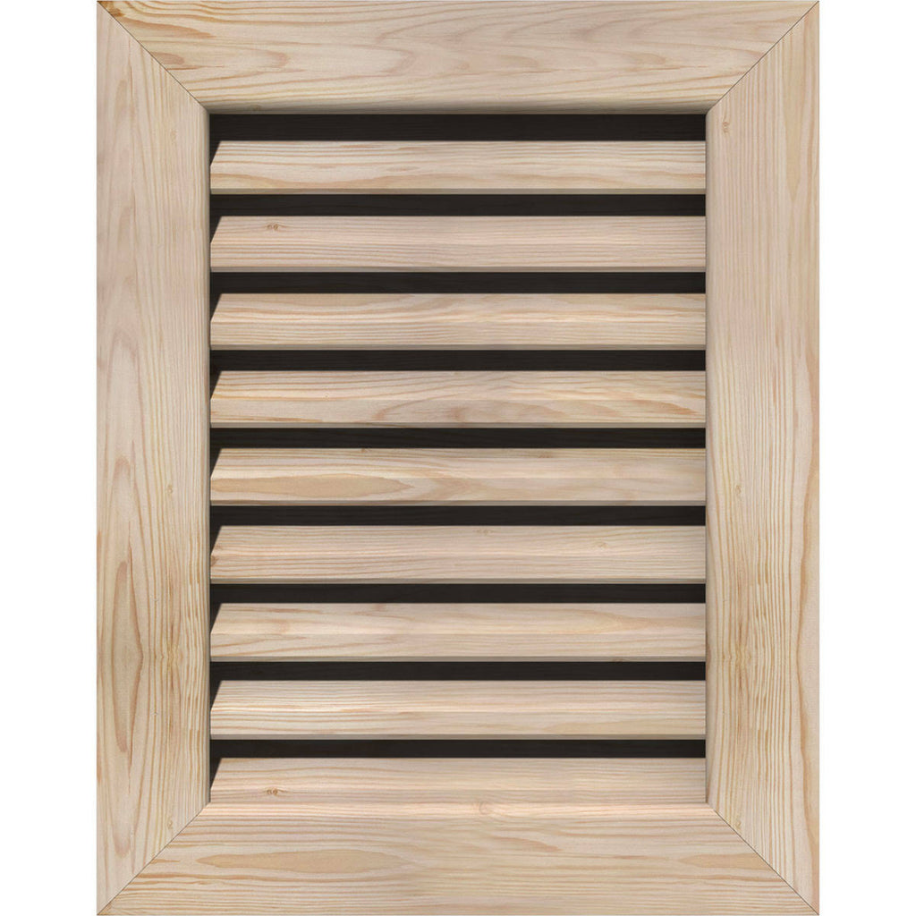 Unfinished Smooth Pine Gable Vent F747384