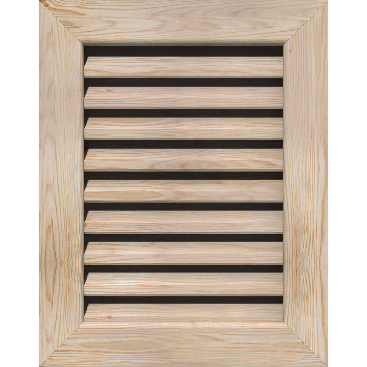 Unfinished Smooth Pine Gable Vent F747384