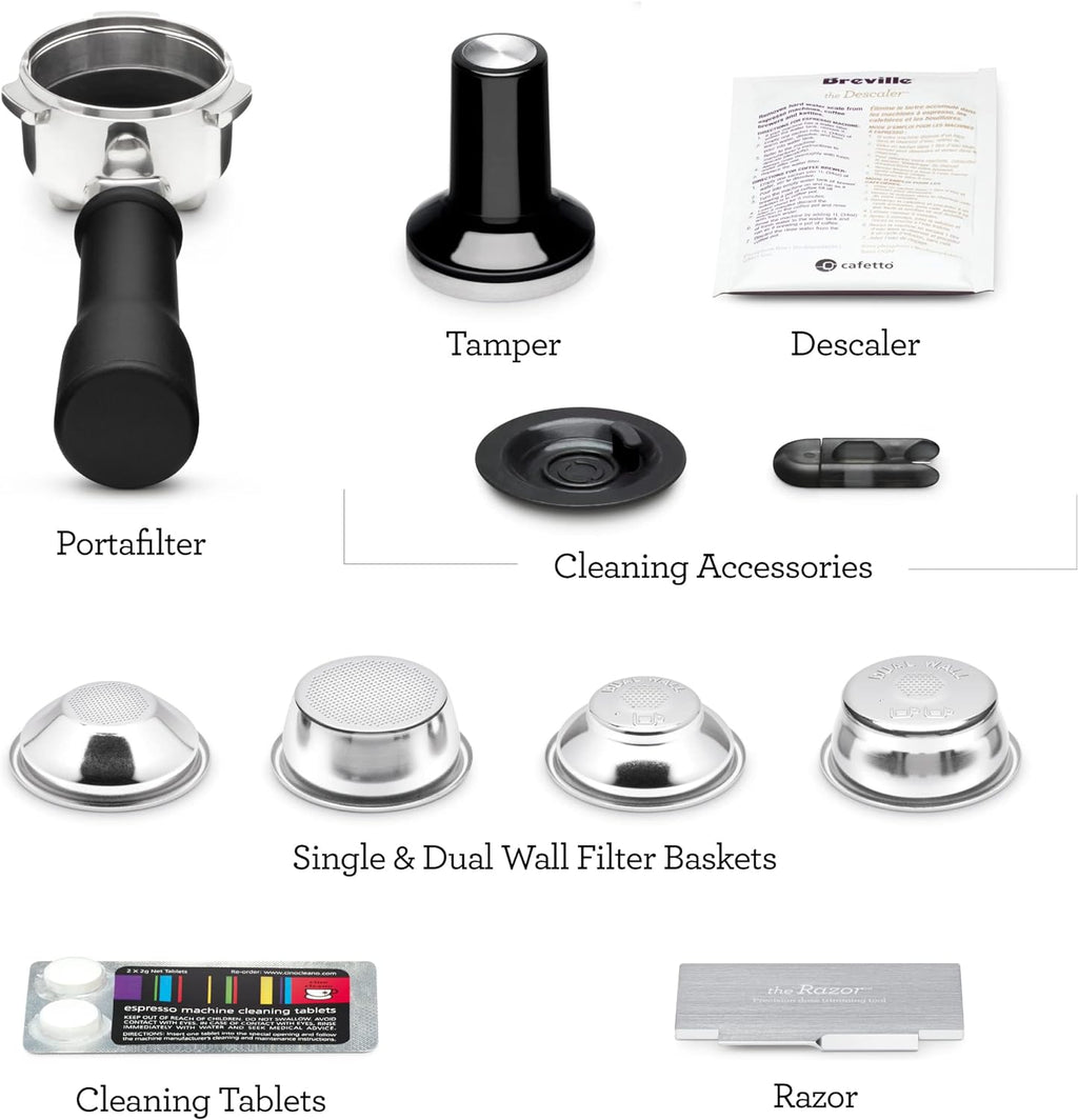 Brushed Stainless Steel Espresso Machine Z3567