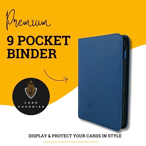 9 Pocket Zipper Binder for 360 Cards Black Side Loaded Pockets J84374