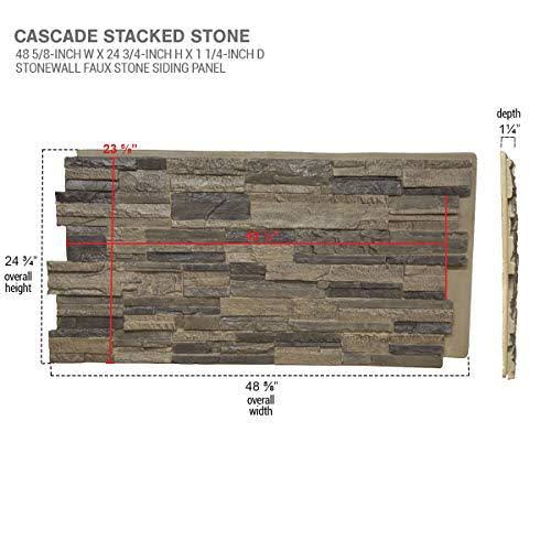 Stacked Stone Faux Stone Siding Panel V45139
