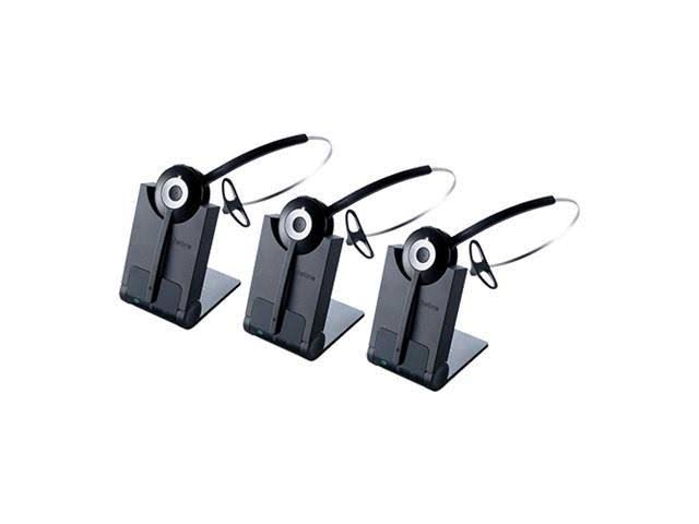 Mono Wireless Headset System with Noise-Canceling Microphone 3 Pack B545