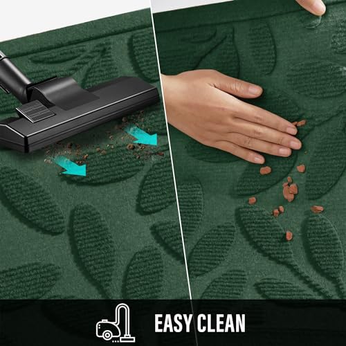 Heavy Duty Natural Rubber Door Mat, 36×24, Black C565446
