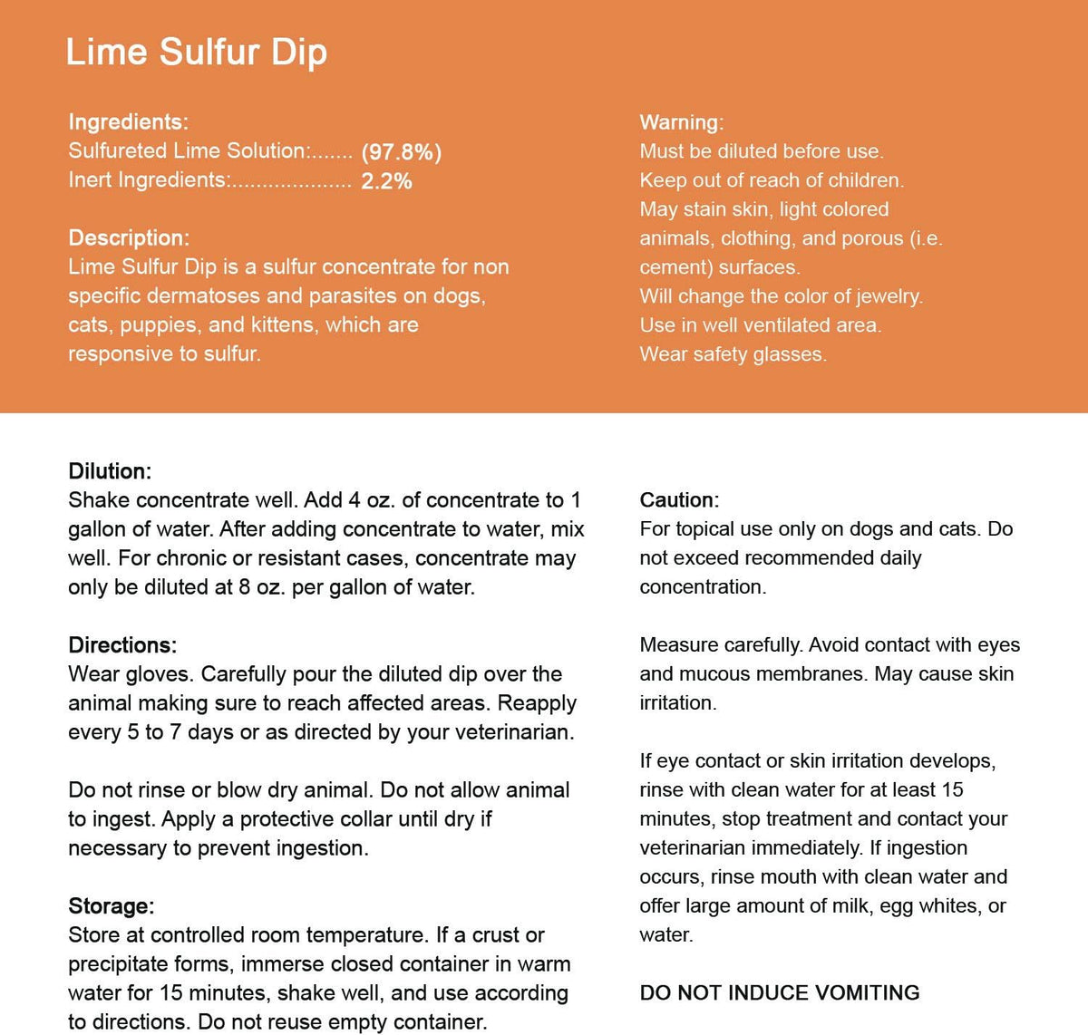 Lime Sulfur Dip 16 oz O760931