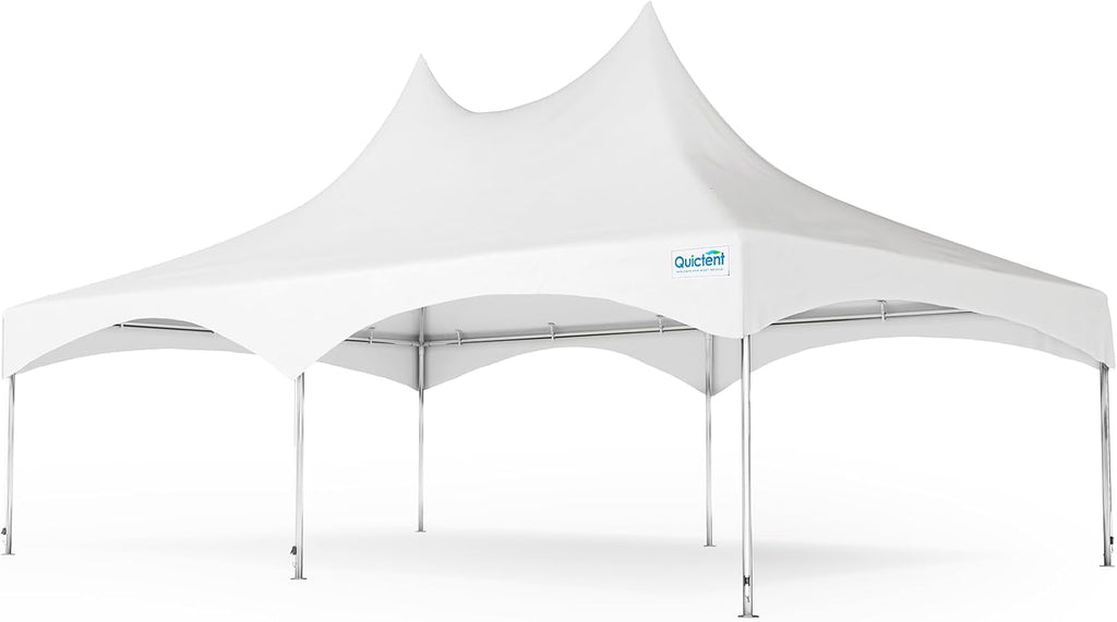 20x30ft White Vinyl Party Tent Canopy Gazebo B33993