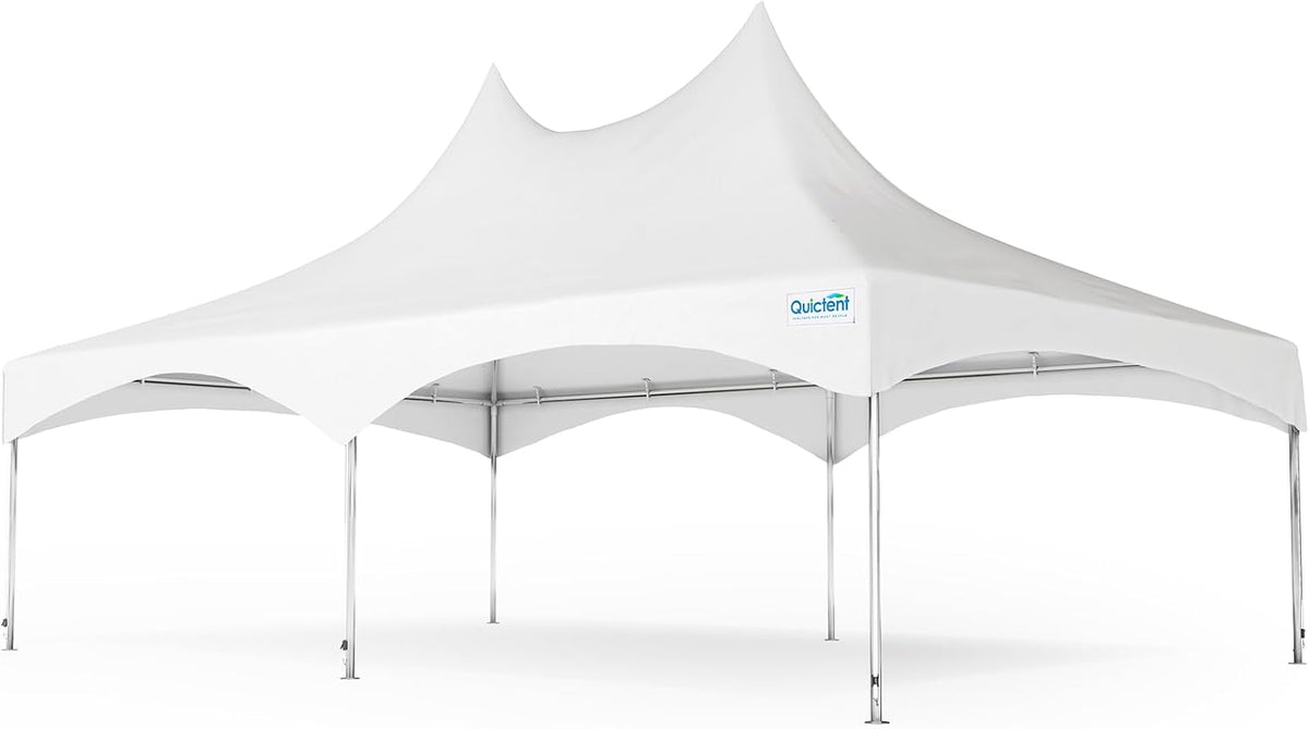 20x30ft White Vinyl Party Tent Canopy Gazebo B33993