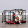 KONG Double Door Wire Dog Crate with Divider Panel W6351
