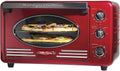 Retro Red 12-Slice Convection Toaster Oven B205455