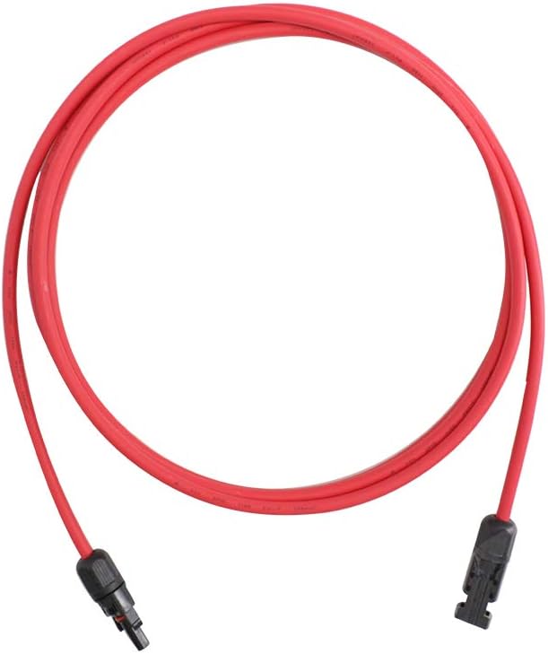 10 AWG 50 Feet Solar Extension Cable with Female and Male Connector R5739