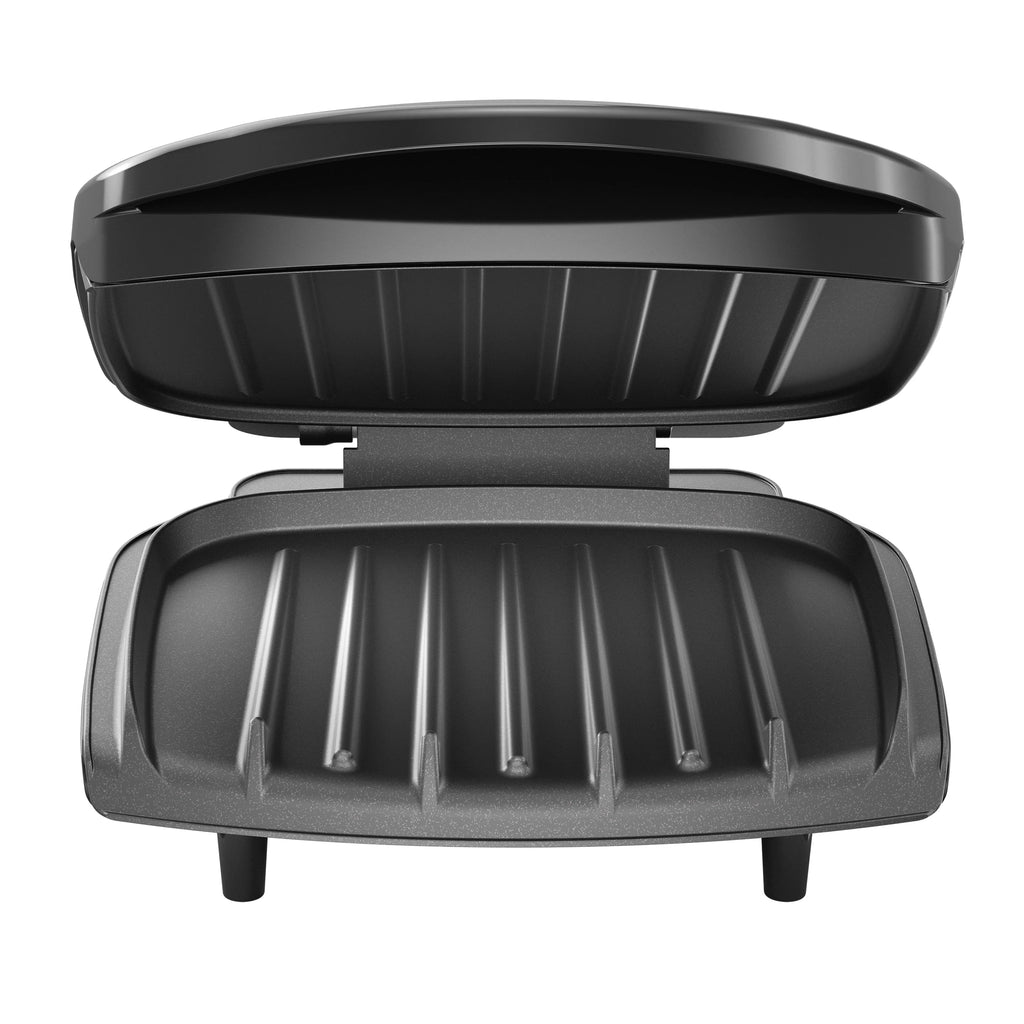 2-Serving Electric Indoor Grill and Panini Press, Black Q481
