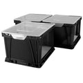 Black Storage and Filing Cube 3-Pack Y218760