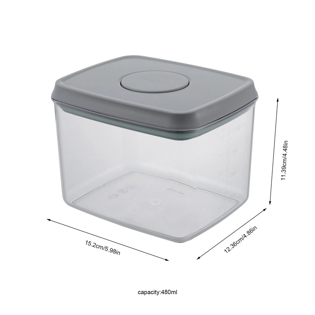 8 Piece Airtight Stackable Plastic Food Storage Containers O63873