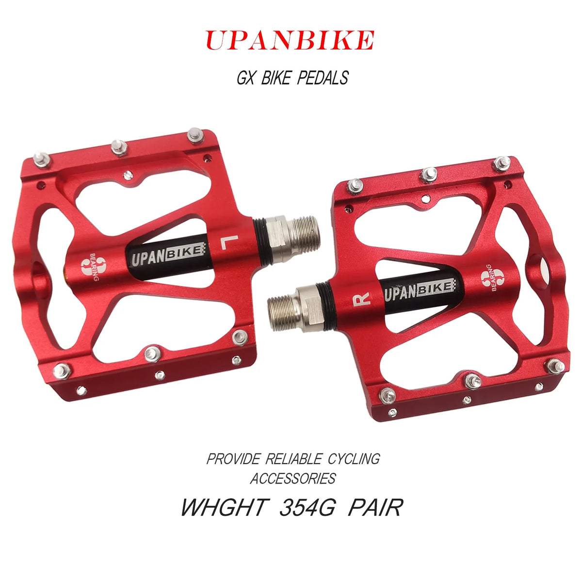 Aluminum 9/16" Sealed Bearing Platform Bike Pedals R7862