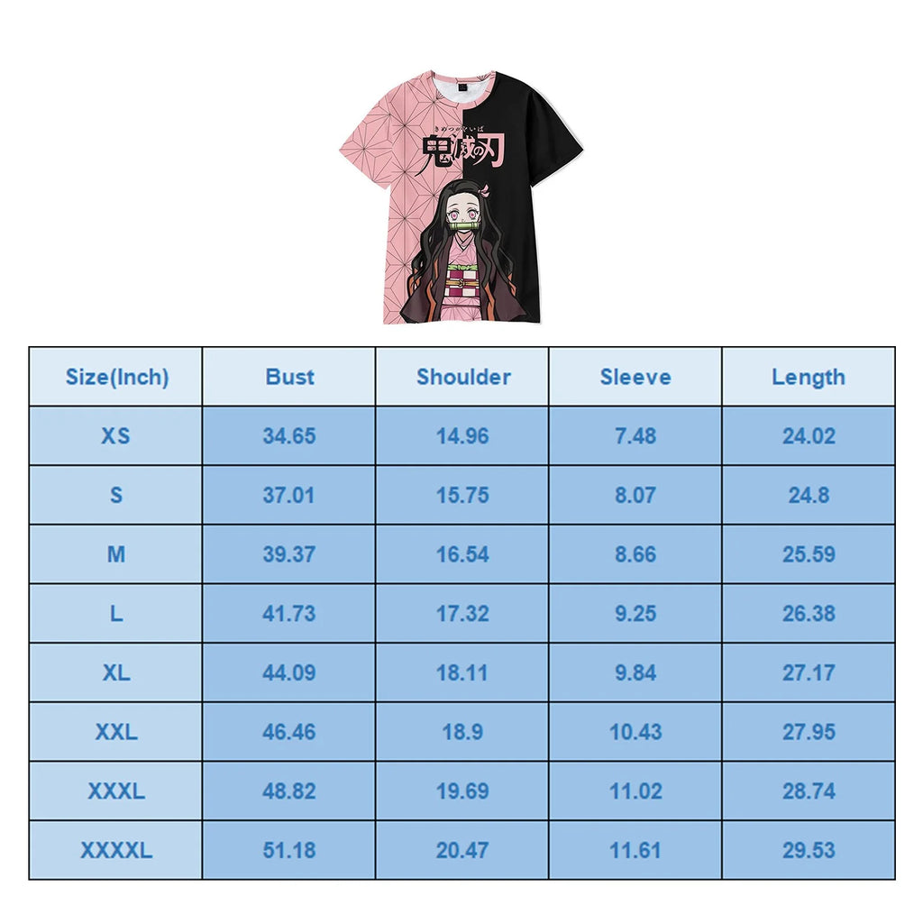 Pink Short Sleeve Anime Character Printed T-Shirt G88750