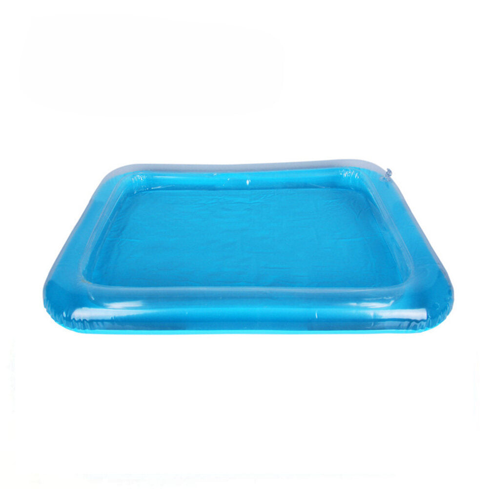 Blue Inflatable Sandbox Play Sand Toy Tray S20706