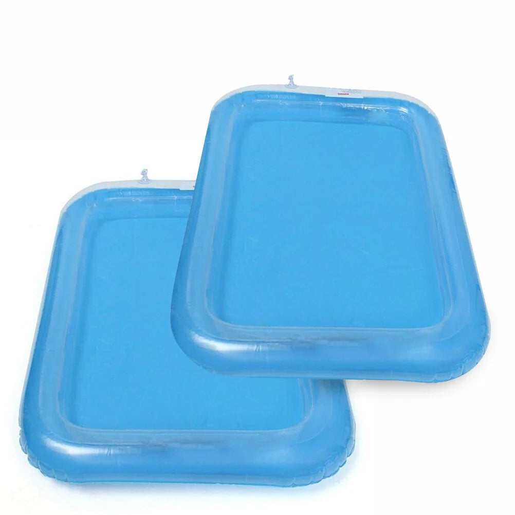 Blue Inflatable Sandbox Play Sand Toy Tray S20706