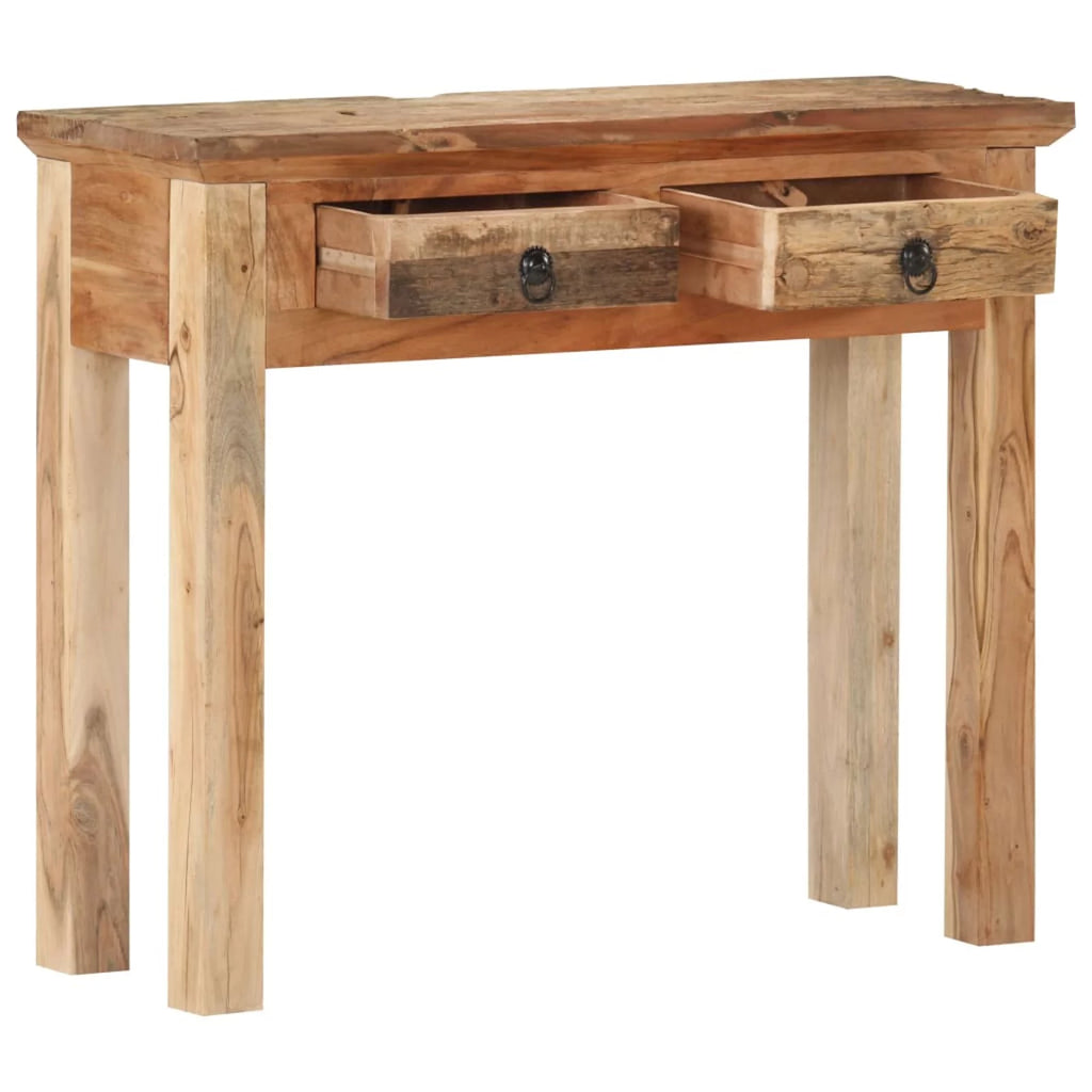 Solid Acacia and Reclaimed Wood Console Table V73789