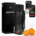 700ml Sports Water Bottle with Strainer (Black) Q25885