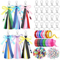 233 Pcs DIY Bead Keychain Making Kit K937