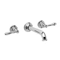Oil Rubbed Bronze Wall Mount Lavatory Faucet W25287