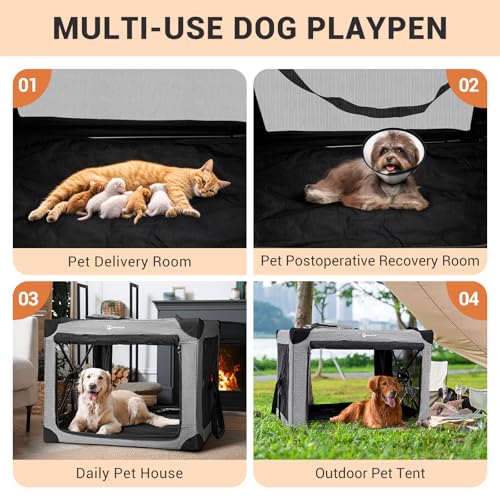 Portable Foldable Dog Playpen 32 Inch Q201