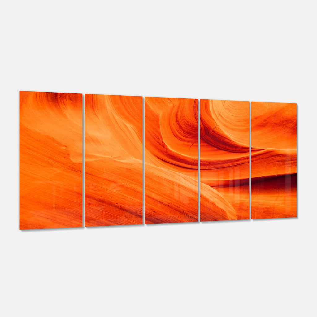 Orange Upper Antelope Canyon Metal Wall Art D37206