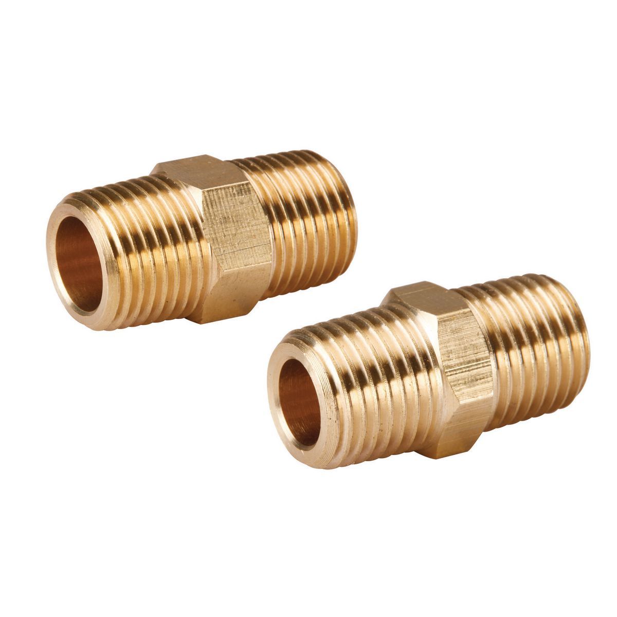 Brass Pipe Coupling Set, 2-Piece D545