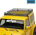 2/4 Door Roof Rack Cargo Basket with Wind Deflector 2 PCS I94833