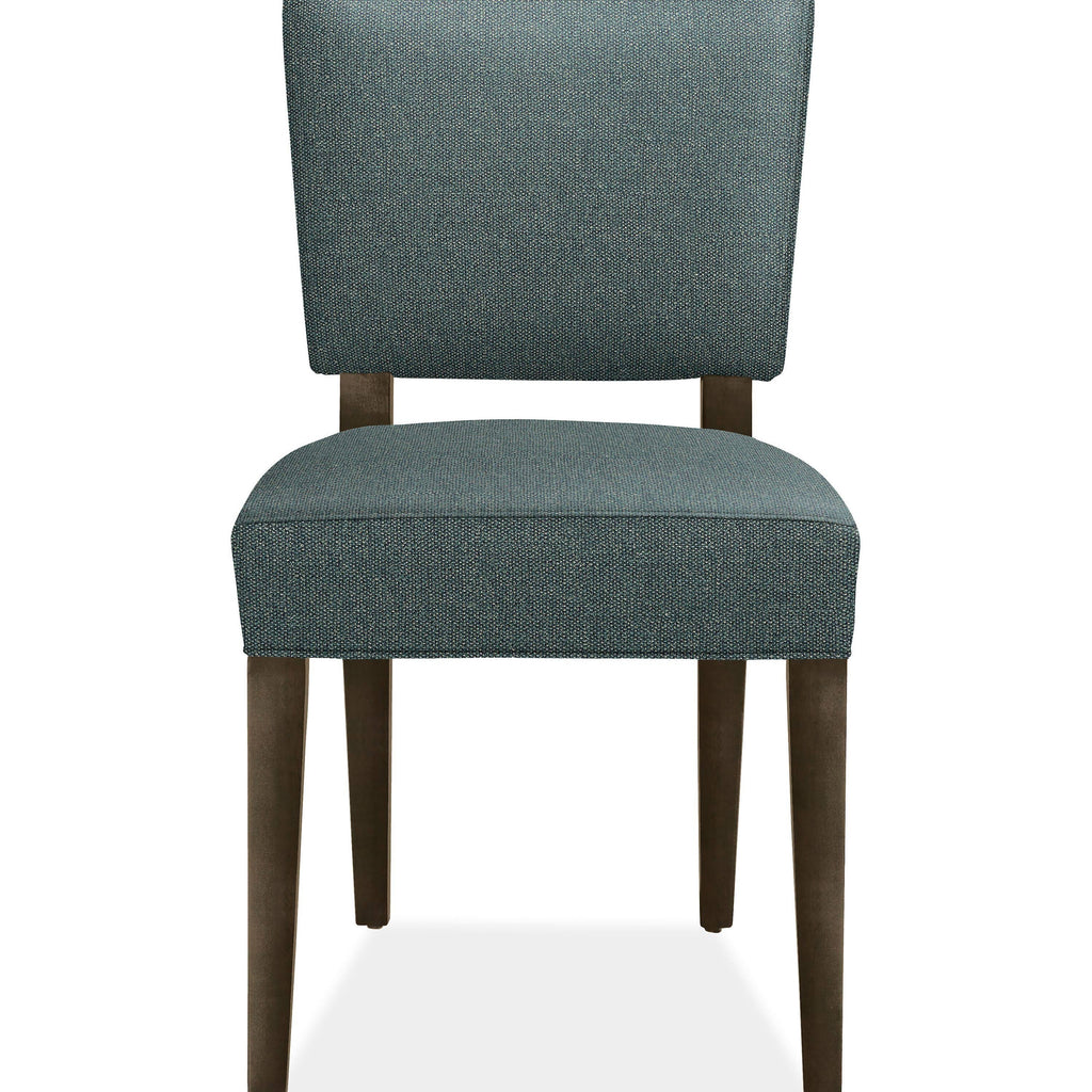 Modern Georgia Side Chair in Conley Graphite with Charcoal Legs Grey Q13091