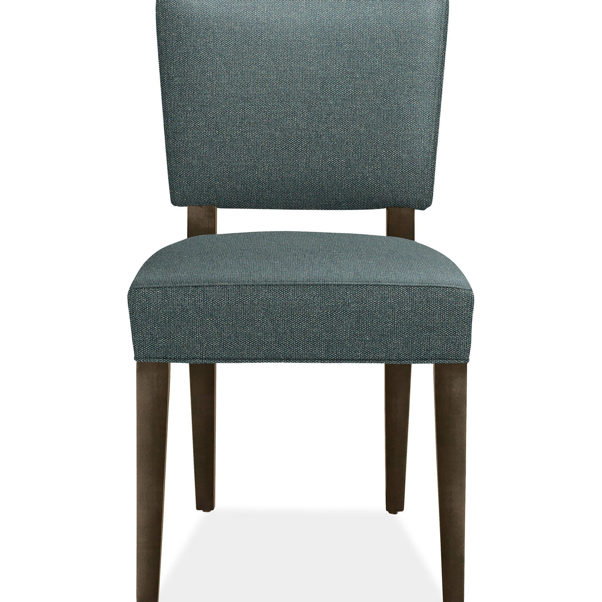 Modern Georgia Side Chair in Conley Graphite with Charcoal Legs Grey Q13091