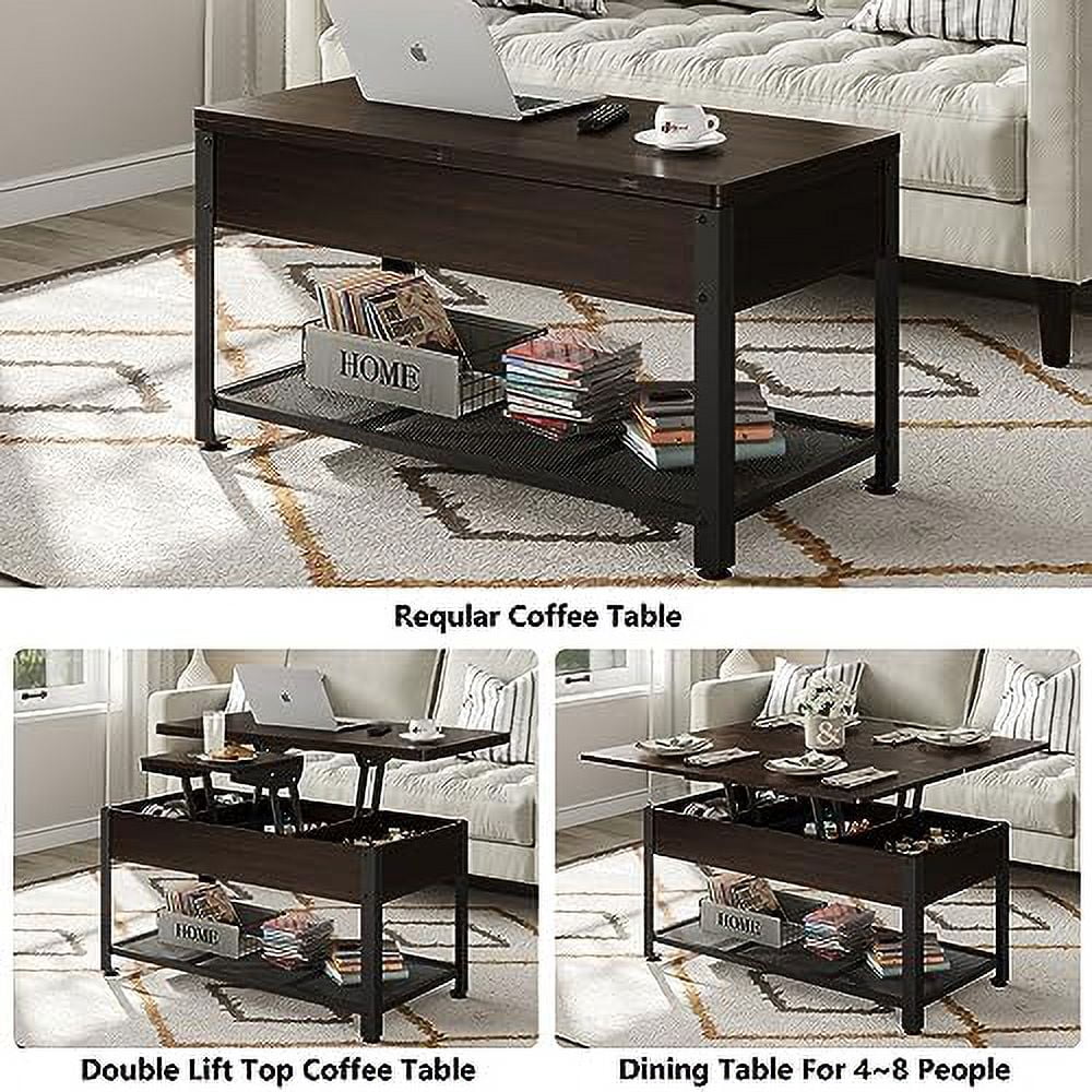Lift Top Coffee Table 3 in 1 Farmhouse Dining Table D17745