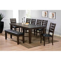 Espresso Maple Veneer Rubber Wood Dining Table T12530