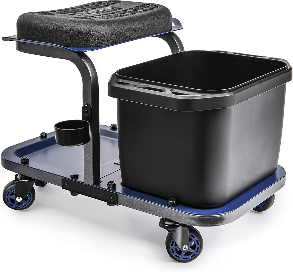 Rolling Car Wash Stool 350 lbs. Capacity K268