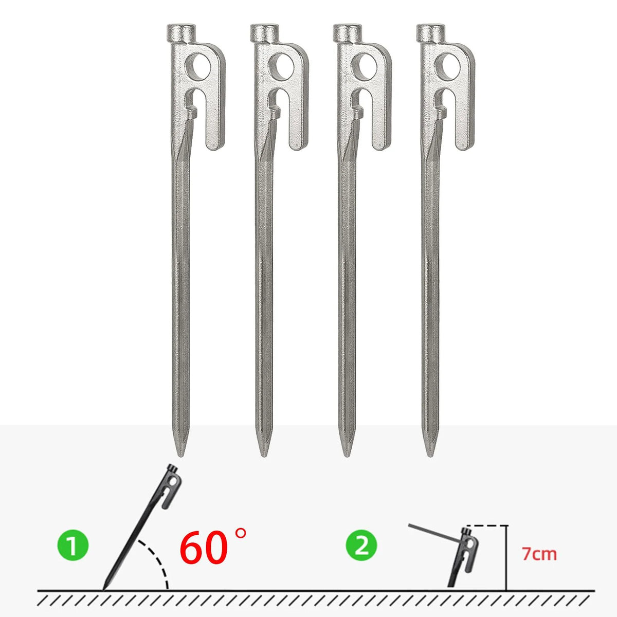 20cm Heavy Duty Garden Stakes V916928