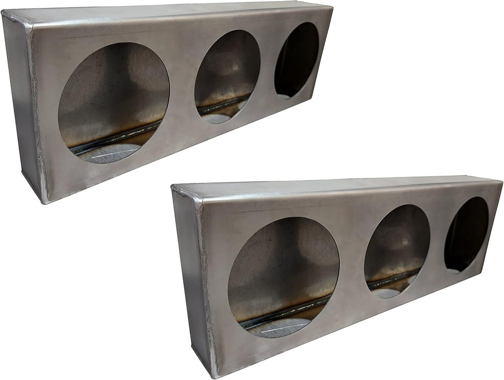 Triple 4 Round Steel Tail Light Box, Set of 2 X840638