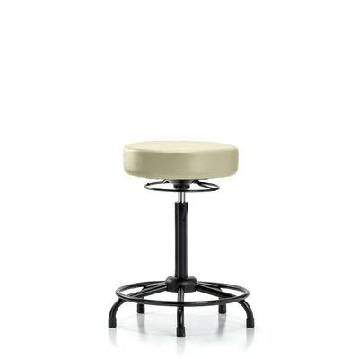 Black Height Adjustable Lab Stool P274