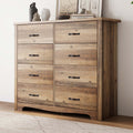 Black 8 Drawer Wood Dresser M38205