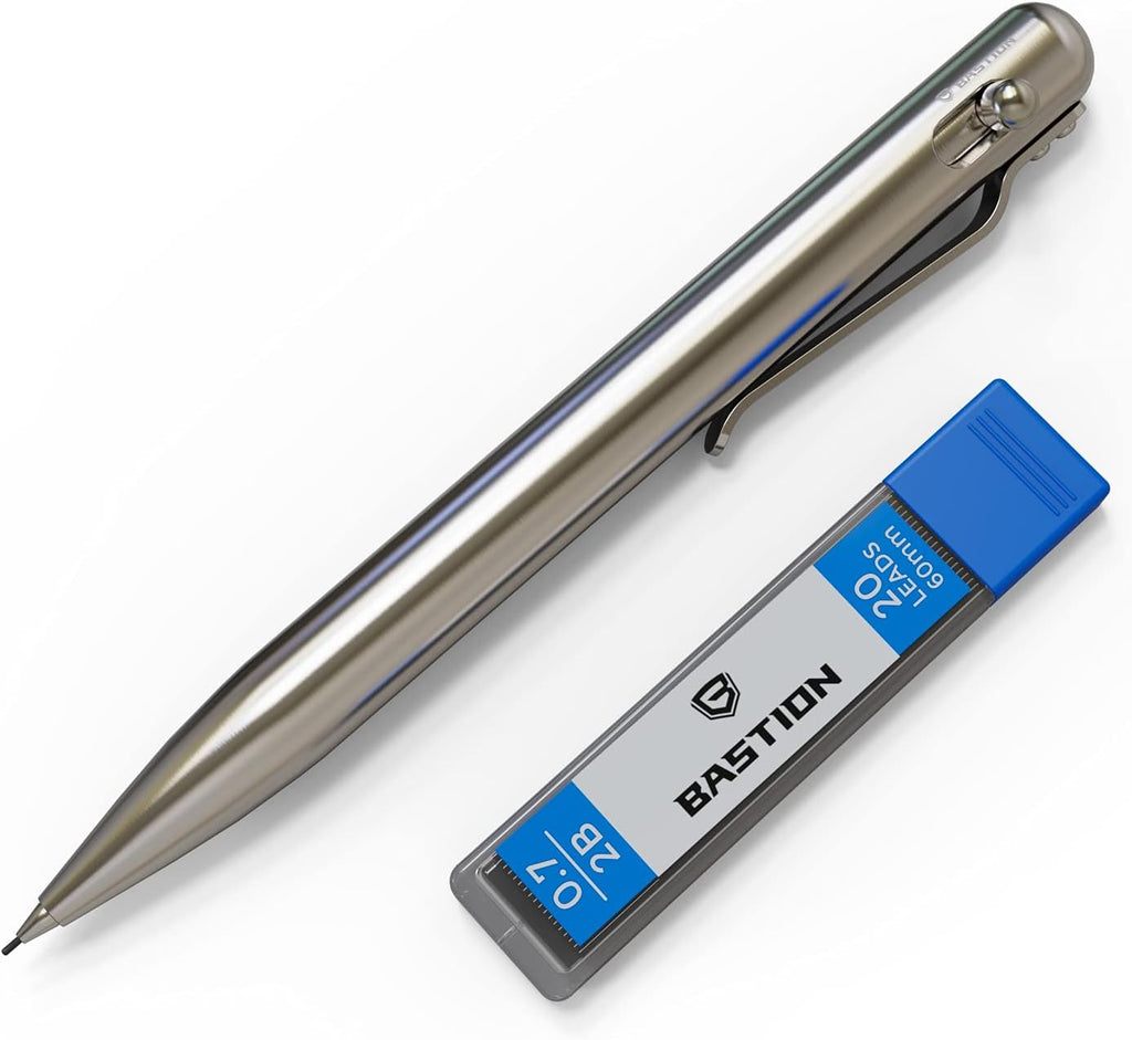Mechanical Pencil with Medium Point Refillable Leads, 0.7mm Lead Refills Pack of 2 H2788