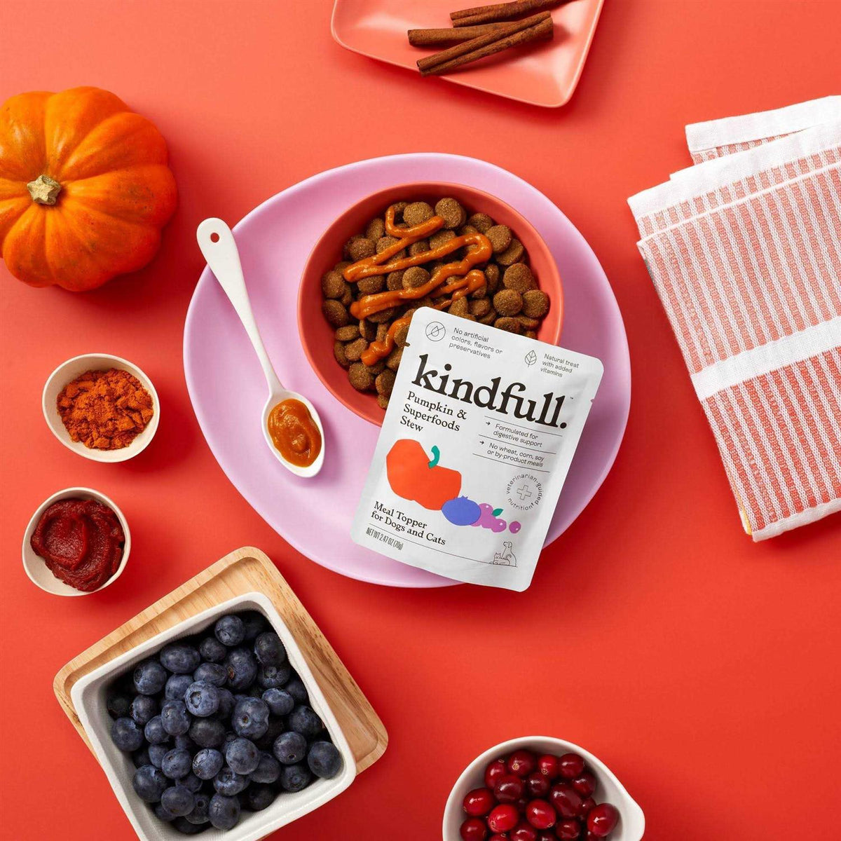 Pumpkin & Superfood Puree Dog Treat K963